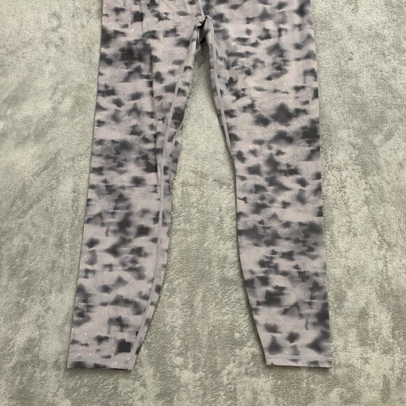 Varley Leggings Womens M Let's Go 24” Concrete Leaf Gray Workout Athleisure Gym - Picture 7 of 12